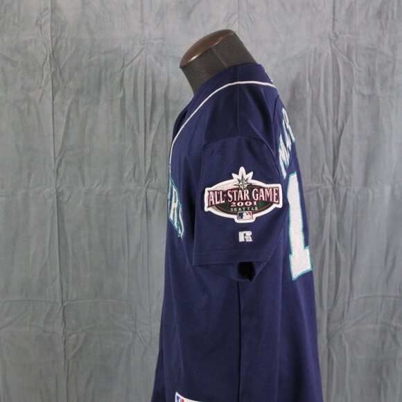 Seattle Mariners Jersey (VTG) - Edgar Martinez 11 Russell Atheltic - Size 44 - Picture 4 of 12